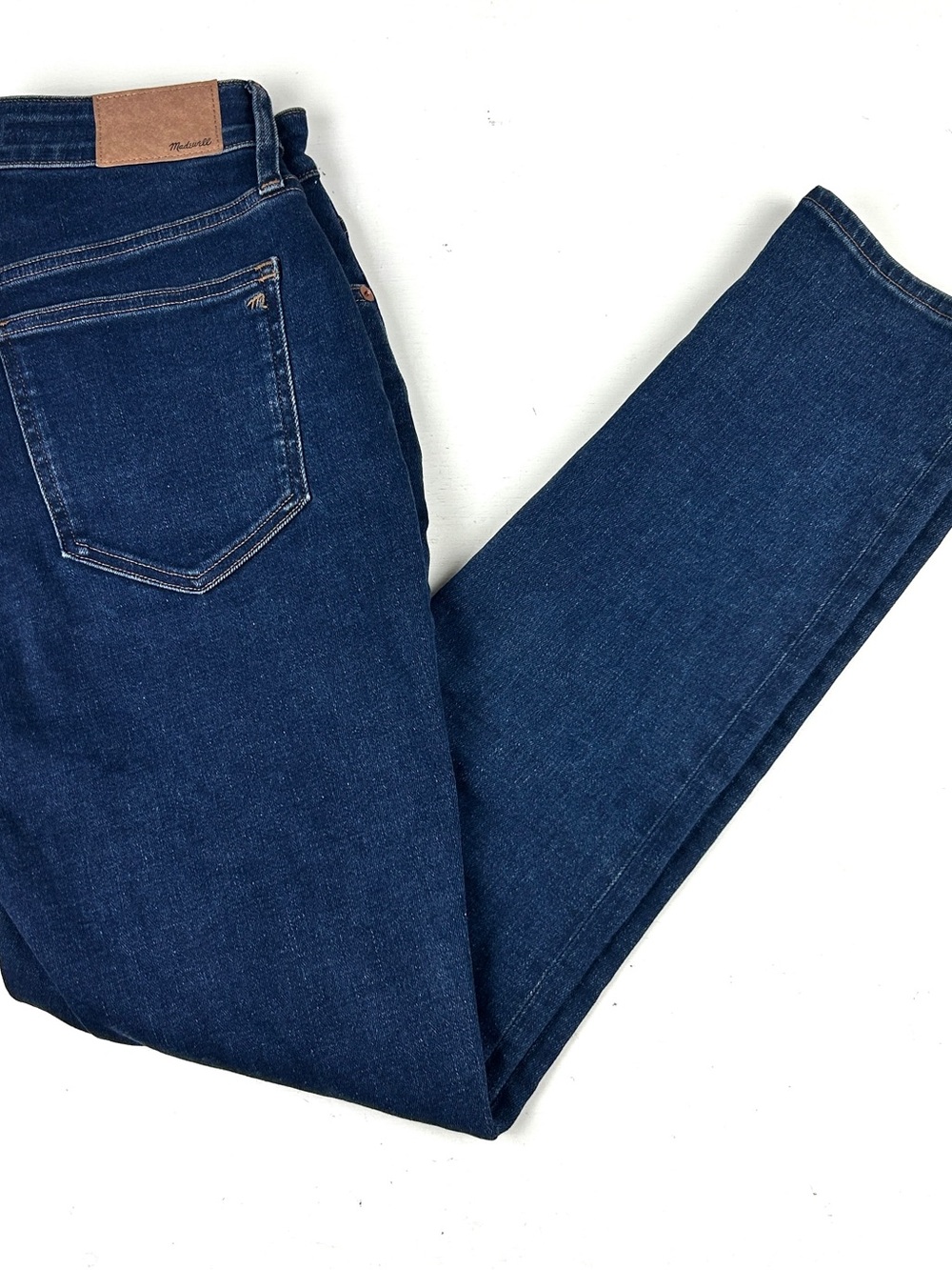 Madewell Curvy Perfect Vintage Straight Jean Dark Wash High Rise Size 27